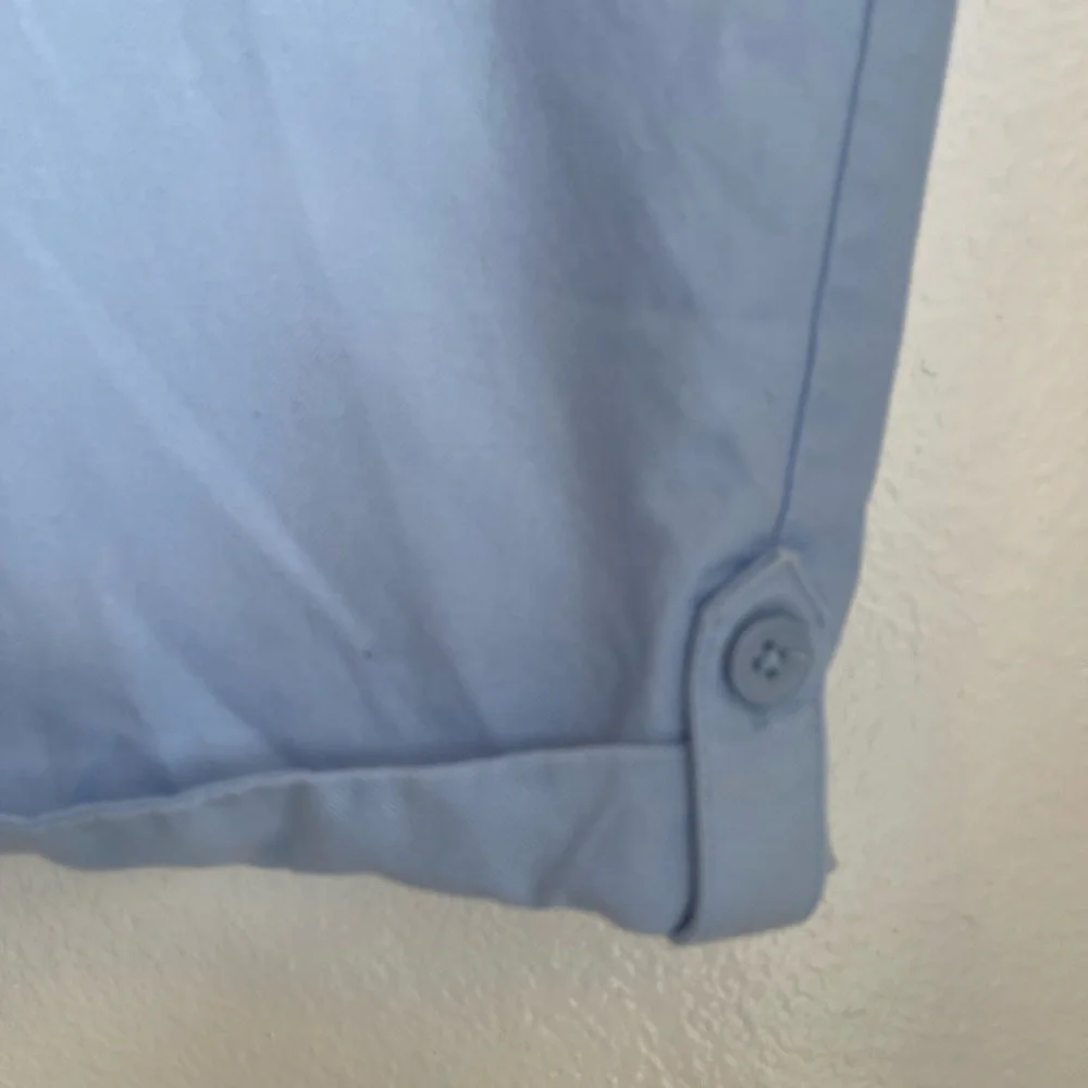 Kim Rogers Light Blue Drawstring Casual Shorts Size‎ L